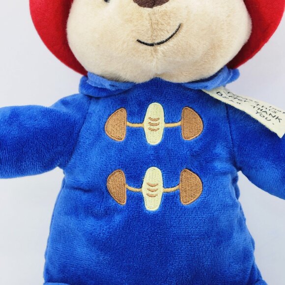 Kohls Cares Paddington Bear Plush Stuffed Animal Red Hat Blue Coat Tags 2023 - Picture 2 of 11